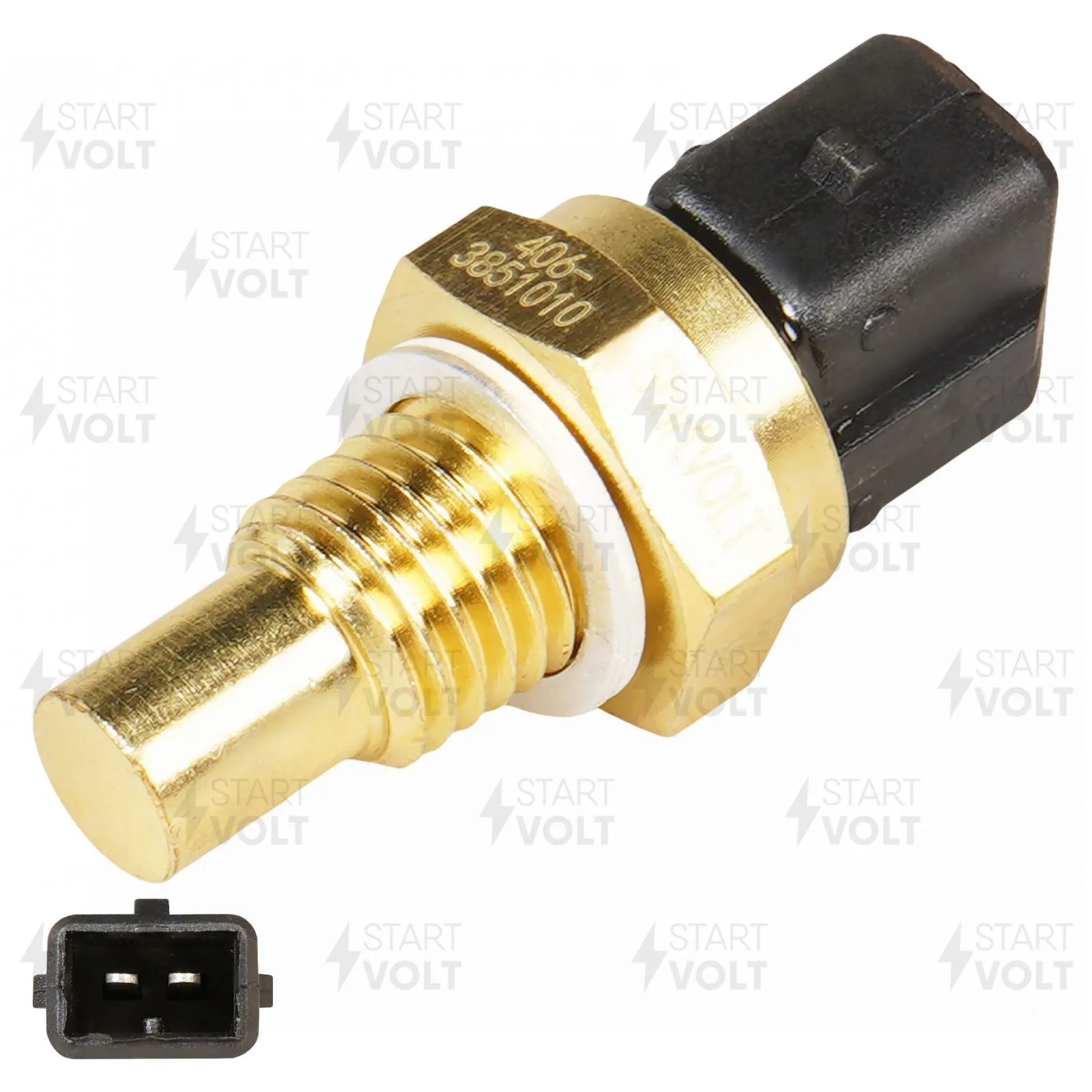 Датчик температуры для а/м ГАЗ 3110 Волга, 3302 ГАЗель инж. (406) STARTVOLT LS 03006