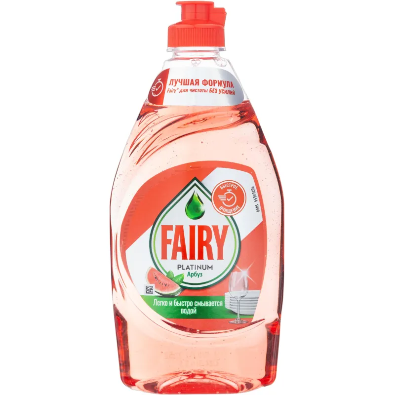 Средство для мытья посуды Fairy Platinum Арбуз, 430мл 1745464