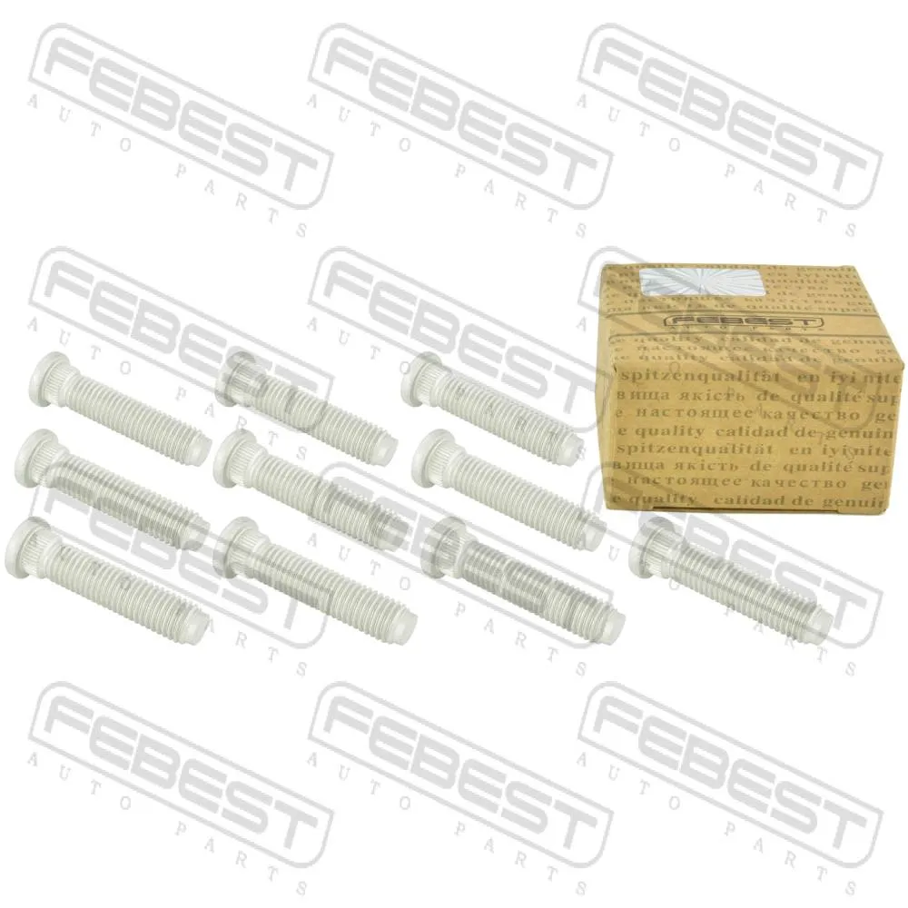 Шпилька колёсная (10 шт. в упаковке) Ford Transit Fy 2000-2006 FEBEST 2184-001-PCS10