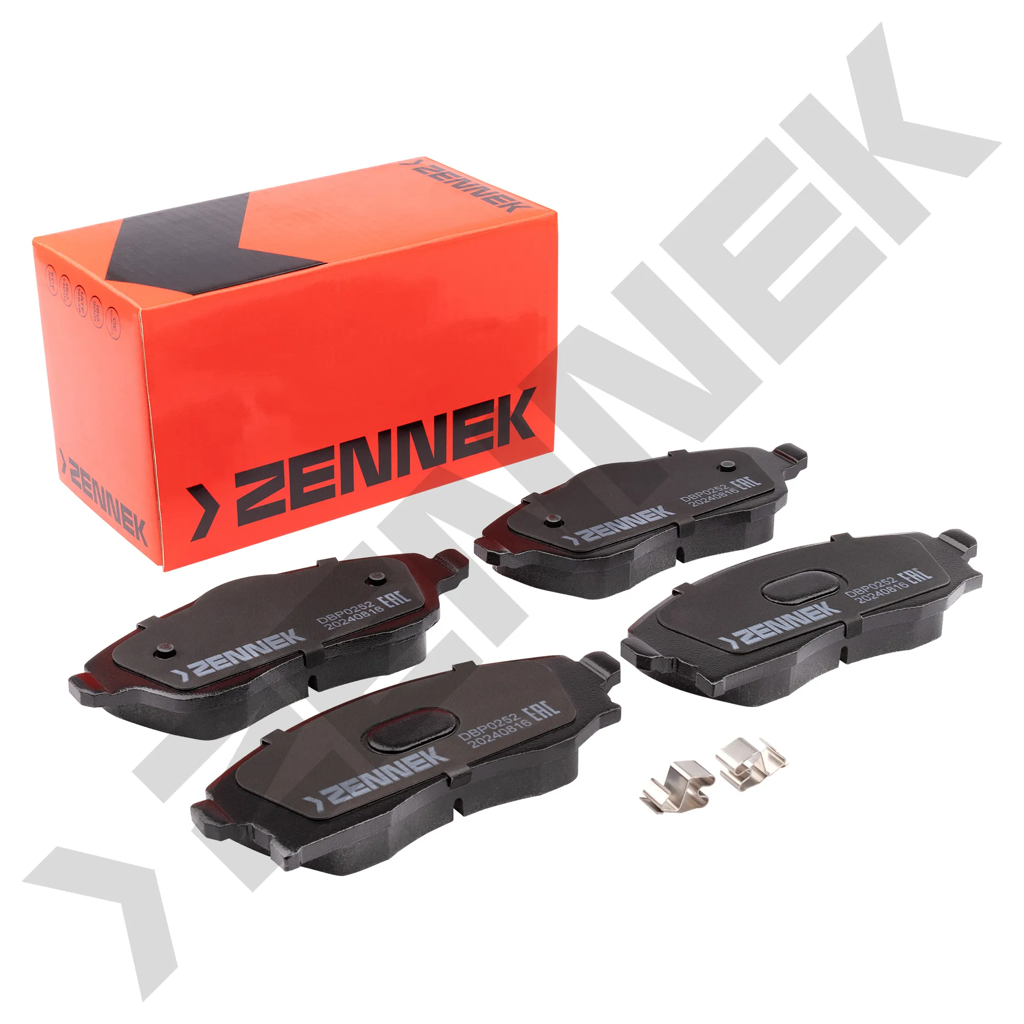 Колодки тормозные дисковые передние OPEL CORSA 00- , COMBO 01- ZENNEK DBP0252
