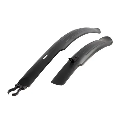 Крылья PM-26, зажим 31,8 мм, пластик, черные Bike Parts Х10333