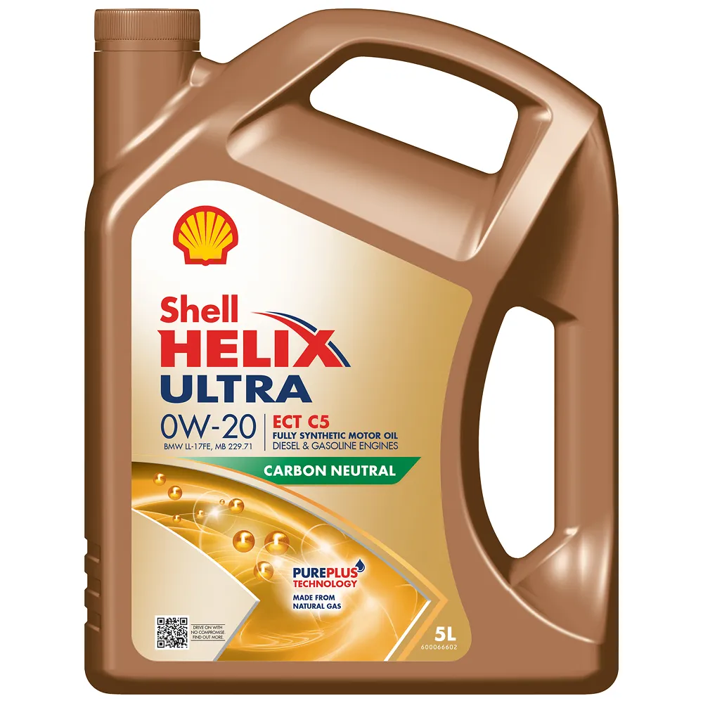 Масло моторное SHELL Helix Ultra ECT C5 0W-20 5 л 550056348