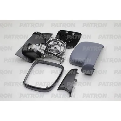 Зеркало наружное лев, электр, с подогр, асферич, грунт VW: CADDY - PATRON PMG4047M07