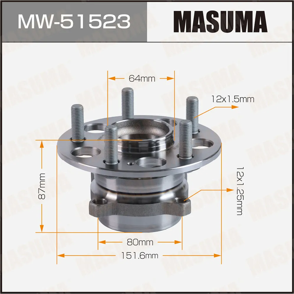 Ступичный узел MASUMA MW51523