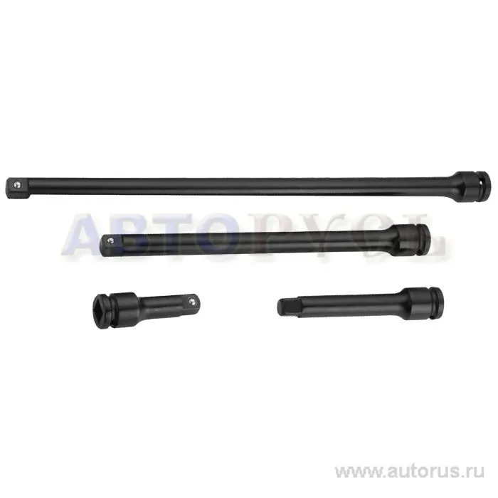Комплект удлинителей для ударных головок 1/2DR 75-375 мм, 4 пр. JONNESWAY S03A4E04S