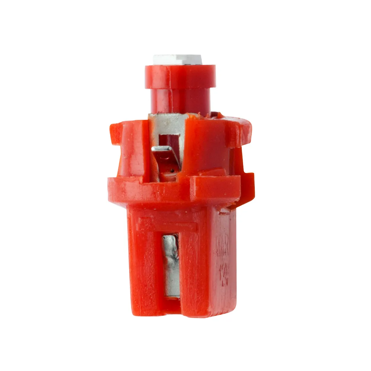 Лампа светодиодная 12V T5 W Bax8,7d Маяк WITH CAP RED 2 шт. блистер 12T5/P8,7-R/1SMD