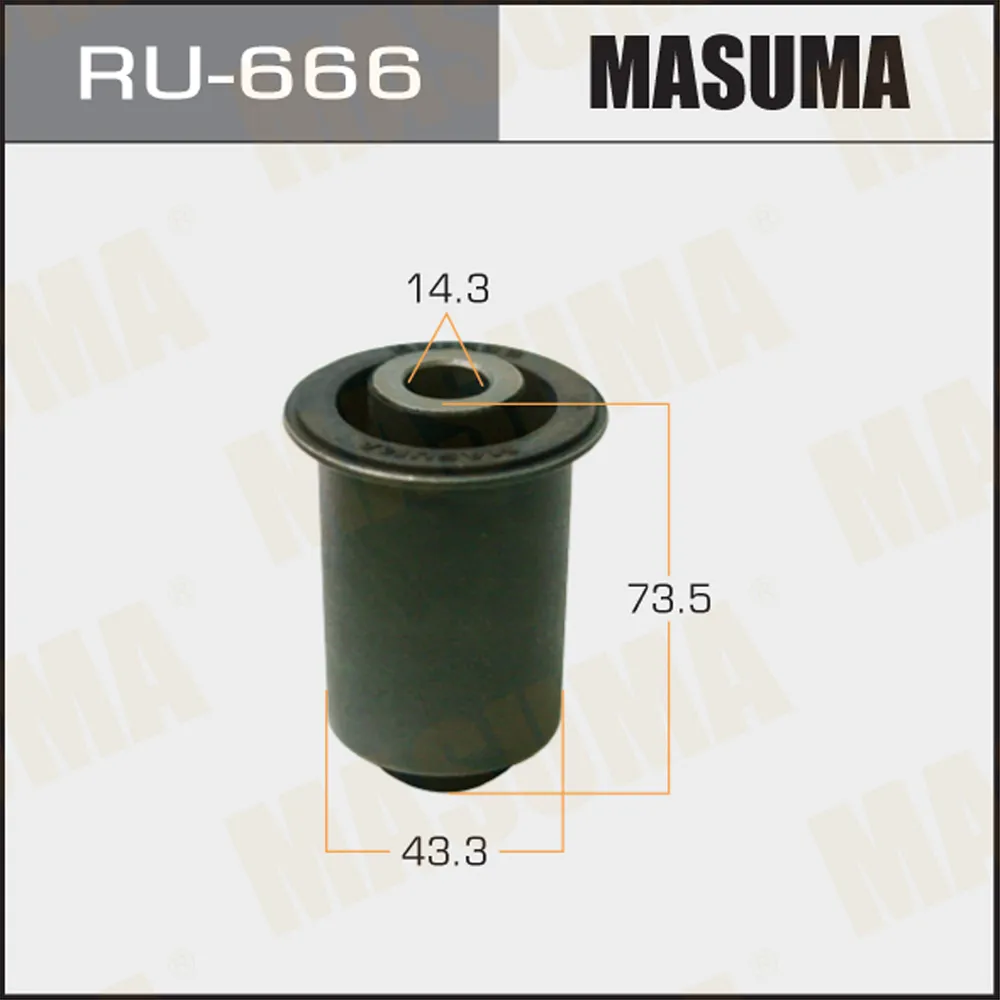 Сайлентблок NISSAN NAVARA MASUMA RU-666