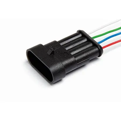 Разъем 2821061 (4pin) 4 контакта моторной косы для Citroen, Peugeot; жгута задних фонарей для GAZ.