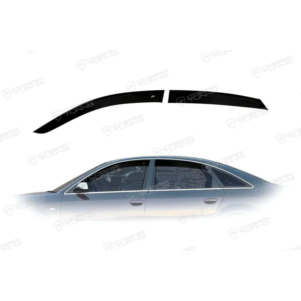 Дефлектора на окна Audi A6 Sd (4B/C5) 1997-2004EuroStandard деф.окон. Cobra Tuning AE11597