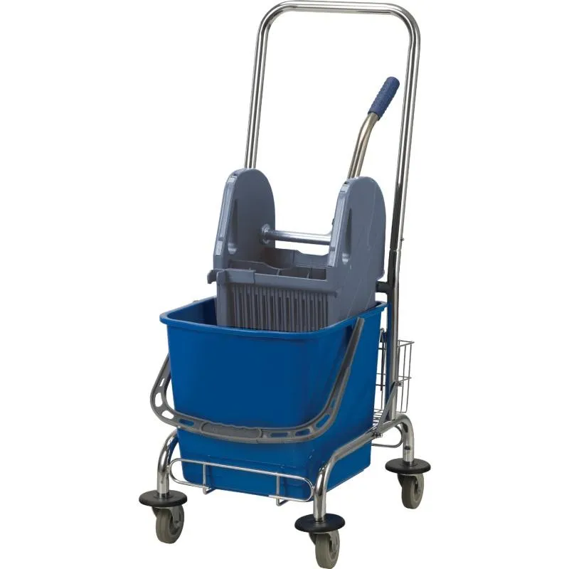 Тележка -ведро уборочная одноведерная 25л мех.отжим/лоток 78096