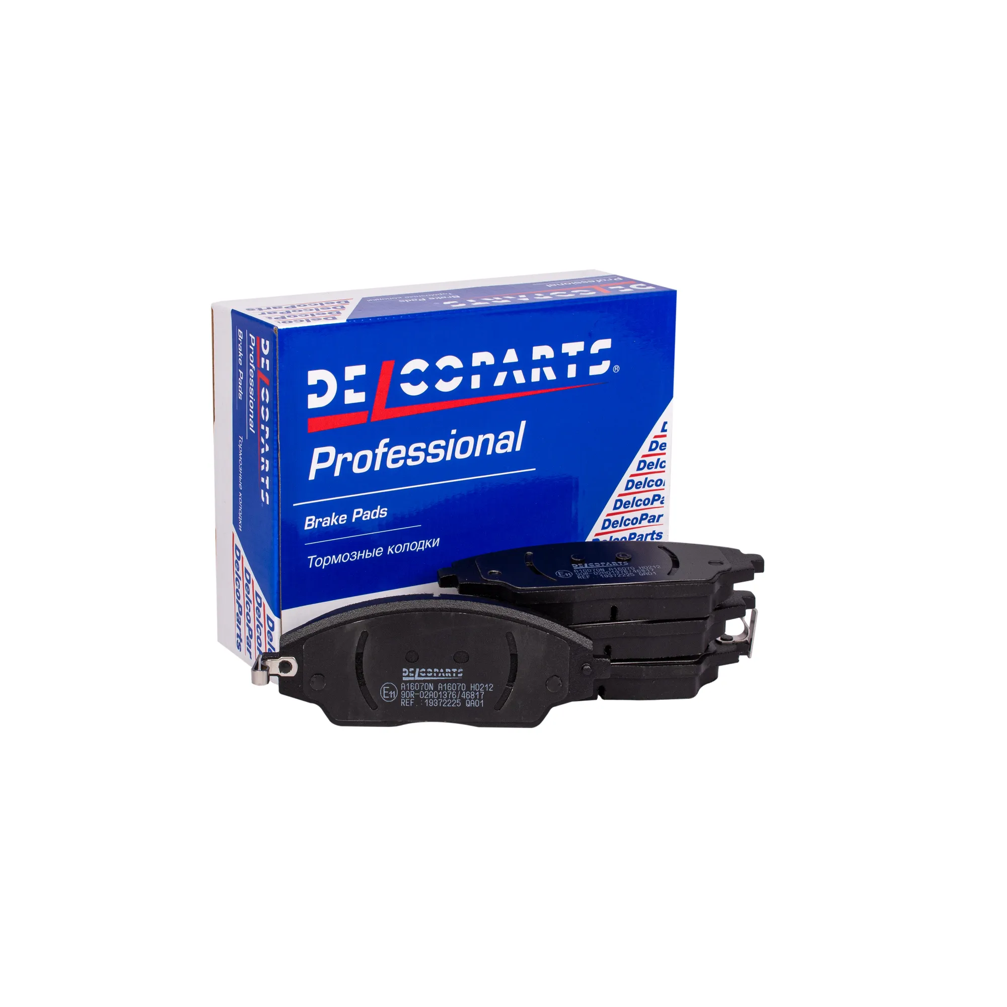 Колодки тормозные передние Chevrolet AVEO, COBALT DelcoParts 19372225
