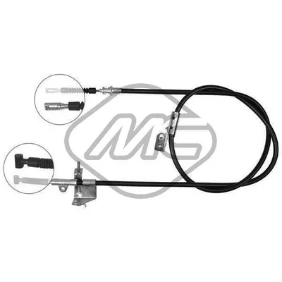 Трос ручника NIS PRIMERA P11 ALL DX R Metalcaucho 82352