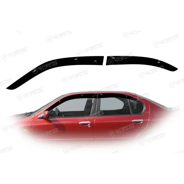 Дефлектора на окна Nissan Primera Sd (P11) 1996-2001EuroStandard деф.окон Cobra Tuning NE12096