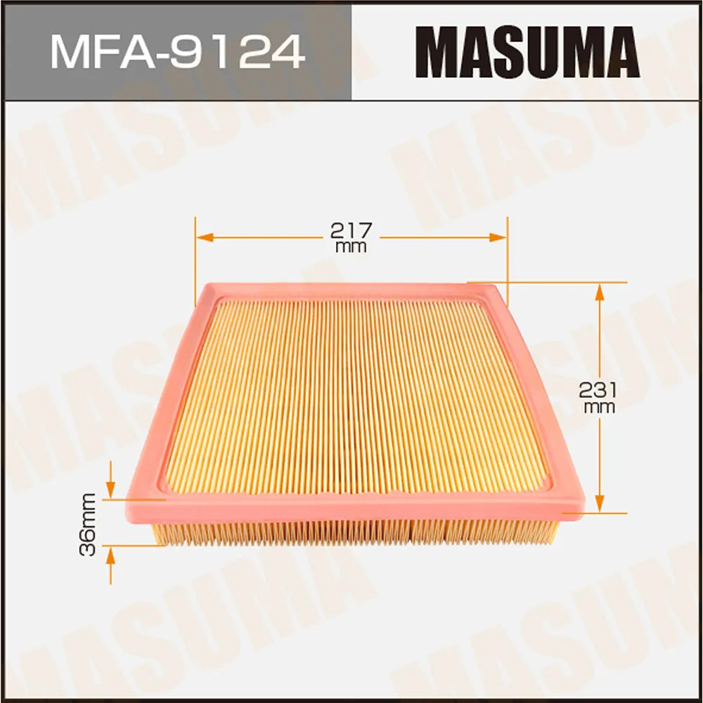 Фильтр воздушный SUBARU Forester/Impreza/XV 16-> MASUMA MFA-9124