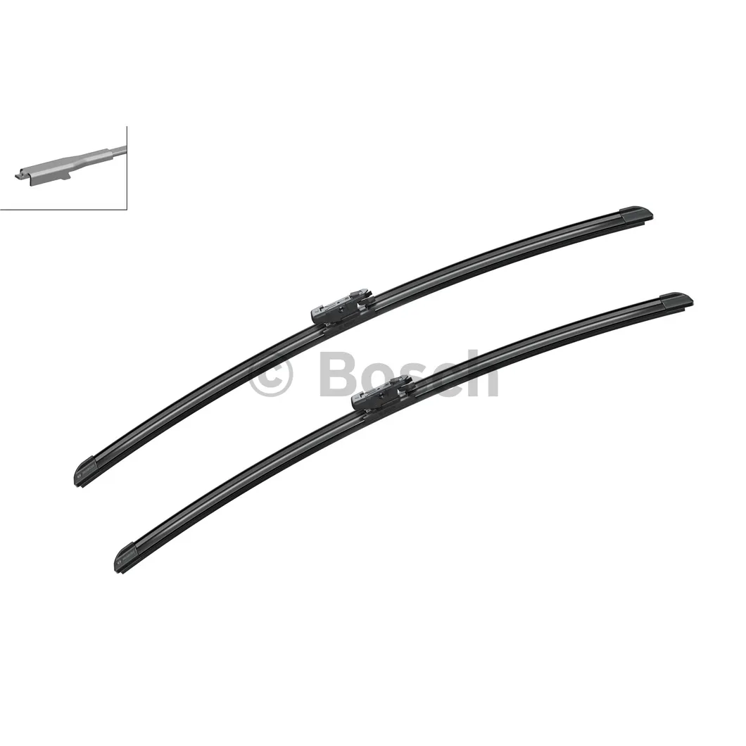 Щетка стеклоочистителя 630/630 мм бескаркасная комплект 2 шт BOSCH AERO 3 397 014 129