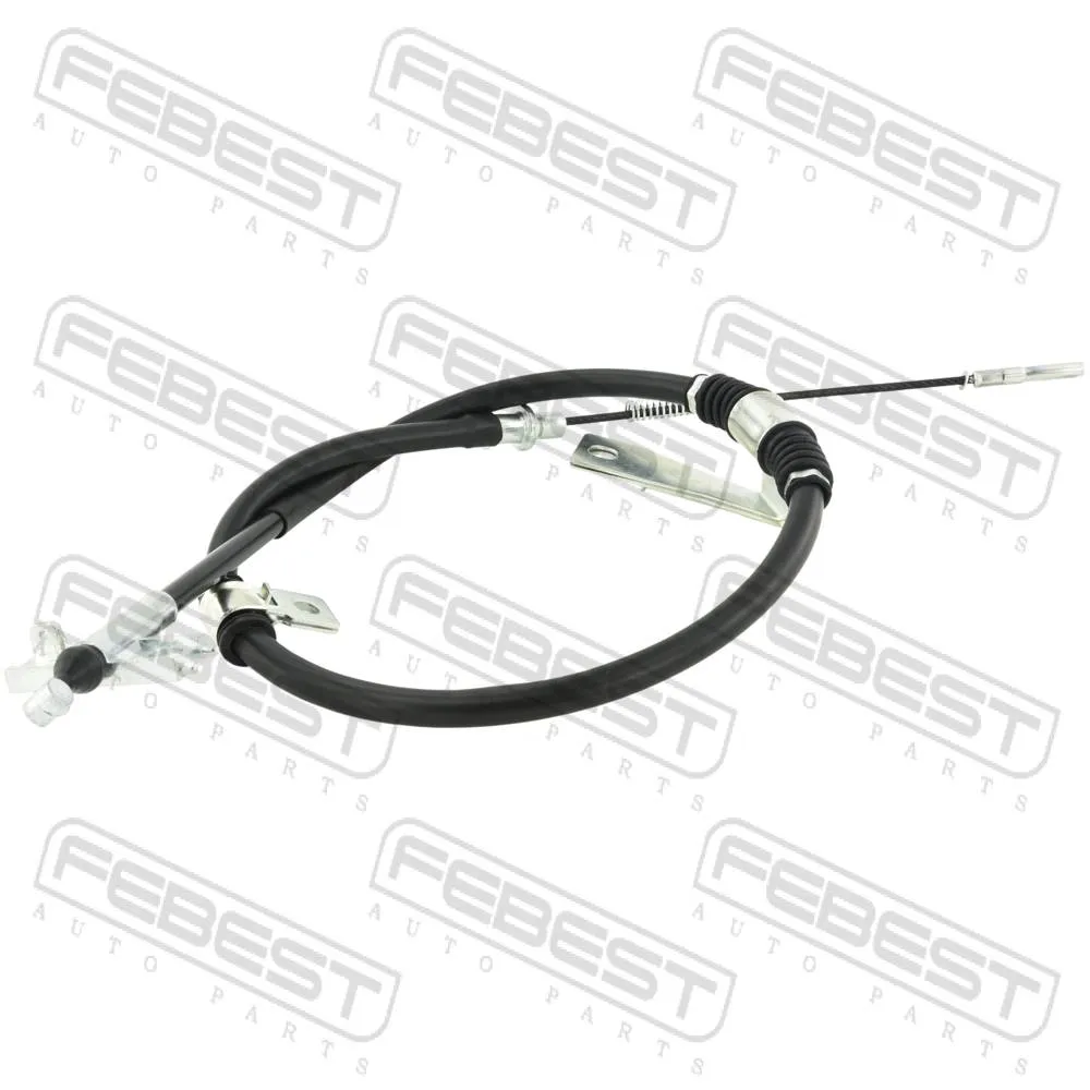 Трос ручного тормоза R Ssang Yong Actyon 2001-2013 FEBEST 14100-KYR05RH