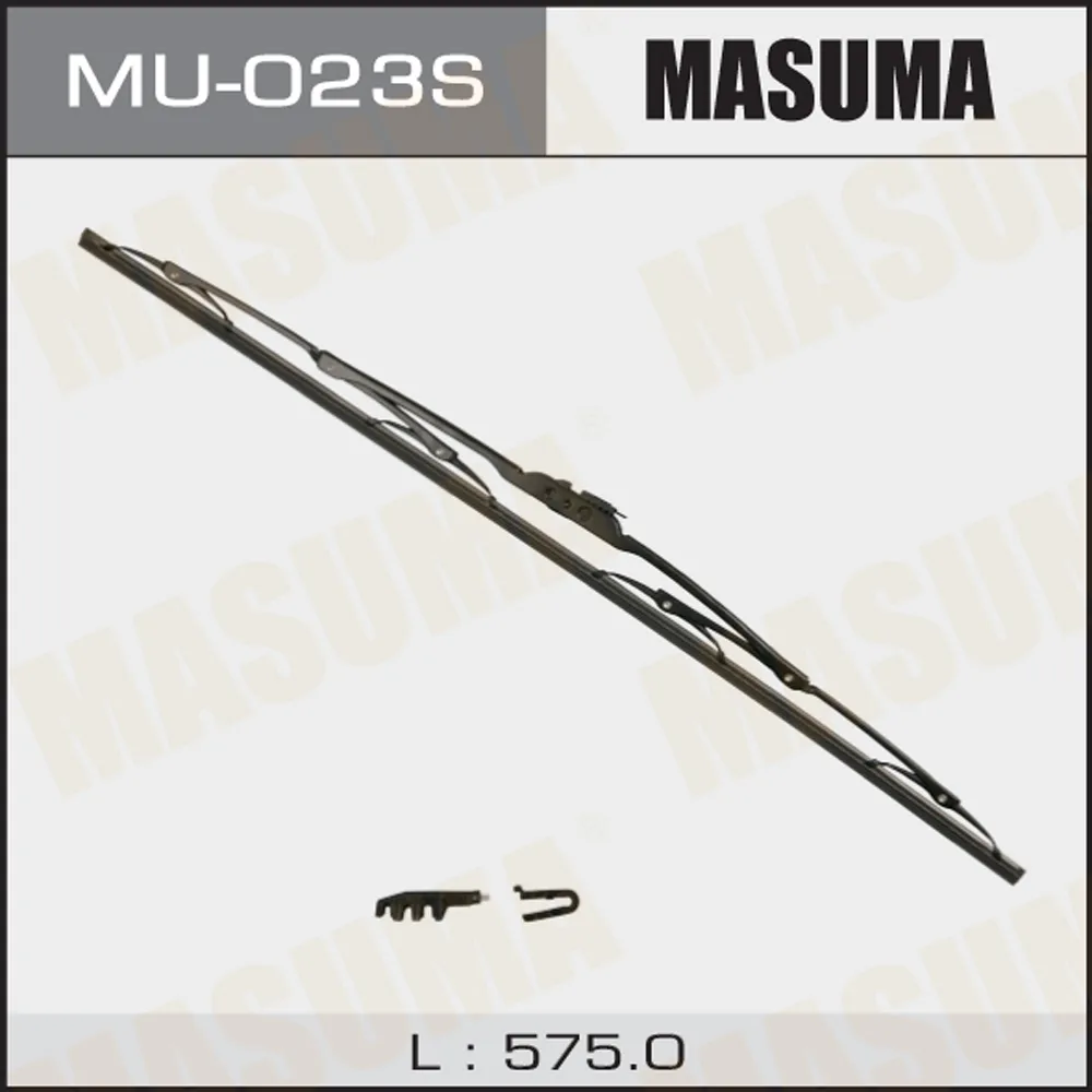 Щетка стеклоочистителя 575 мм каркасная 1 шт MASUMA WIPER BLADE MU-023S