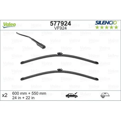 Щетка стеклоочистителя 600 мм550 мм Silencio X-TRM (Valeo)