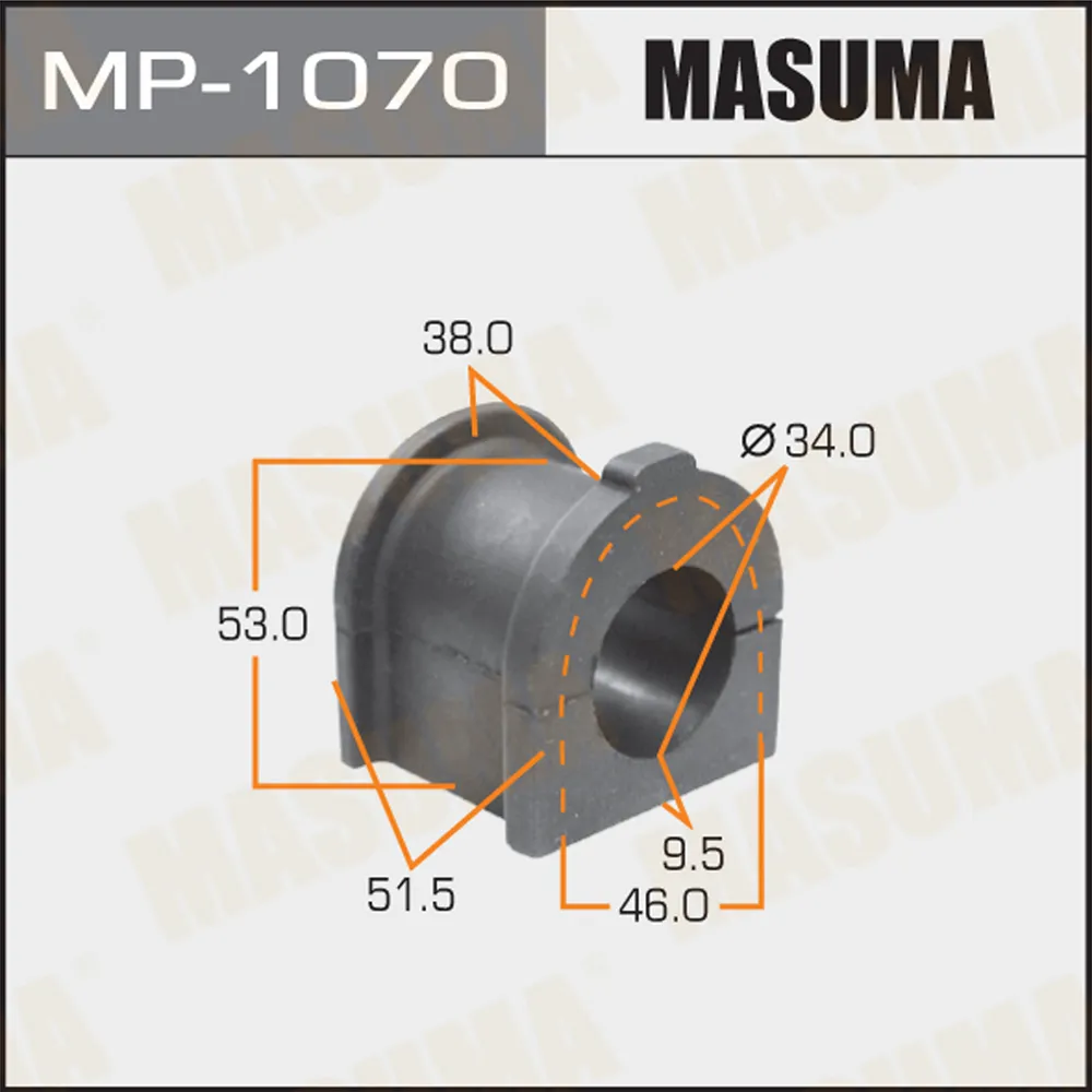 Втулка стабилизатора TOYOTA LAND CRUISER MASUMA MP-1070
