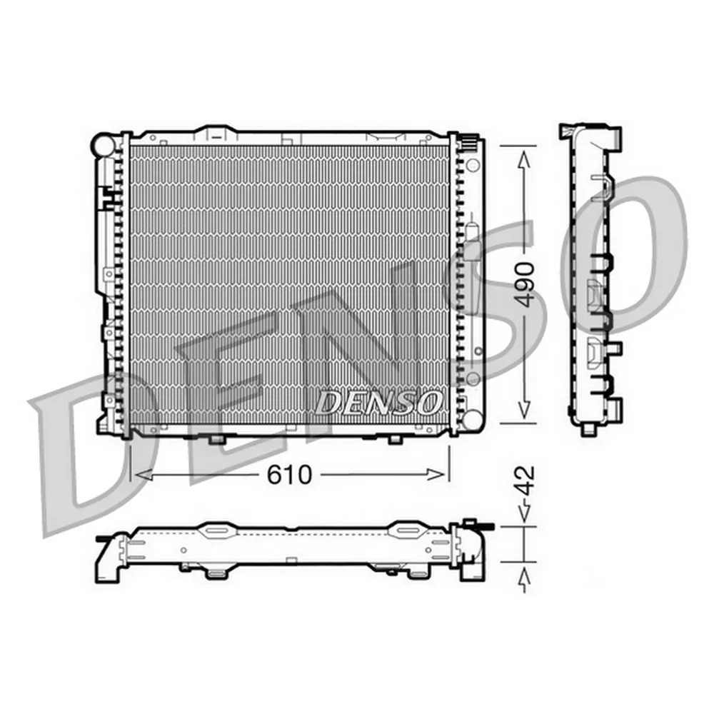 Радиатор охлаждения DENSO DRM17033