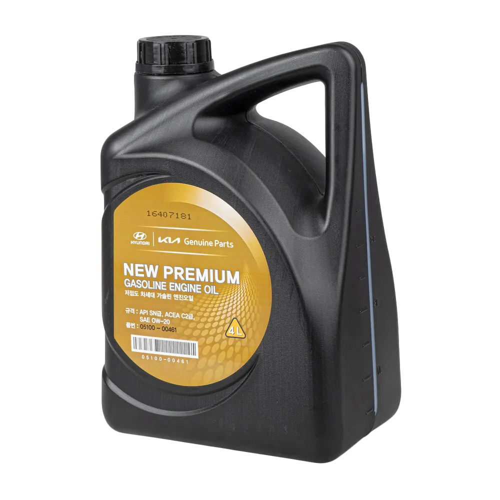 Масло моторное HYUNDAI/KIA New Premium 0W-20 синтетическое 4 л 0510000461