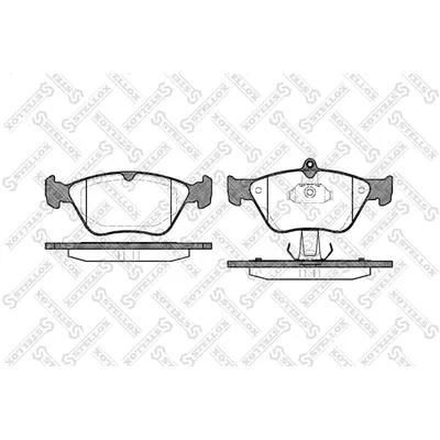 Колодки дисковые п. Opel OmegaB 2.0 &16V 94-00/Calibra 2.0T 4x4/2.5 92-95 STELLOX 479000_SX