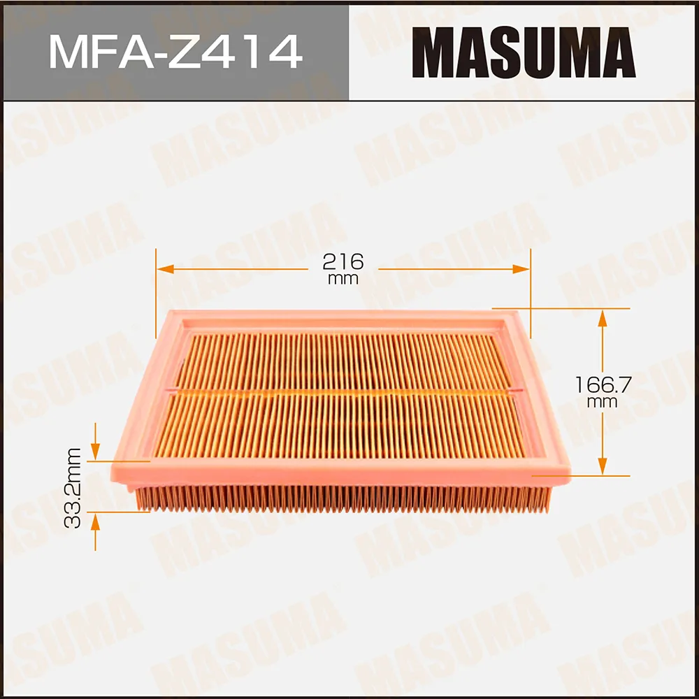 Фильтр воздушный FORD FIESTA MASUMA MFA-Z414