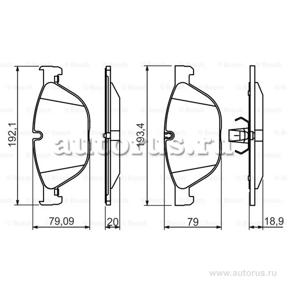 Колодки тормозные BMW 5 F10F11 3.0-4.4 10-7 F01-04 3.0-4.4 08- передние