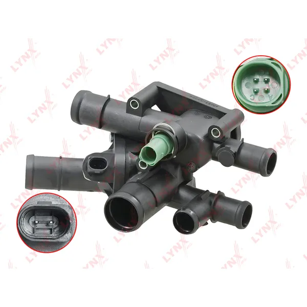 Термостат 105С (пл. корпус, прокладка, датчик) LYNXauto CT-1368