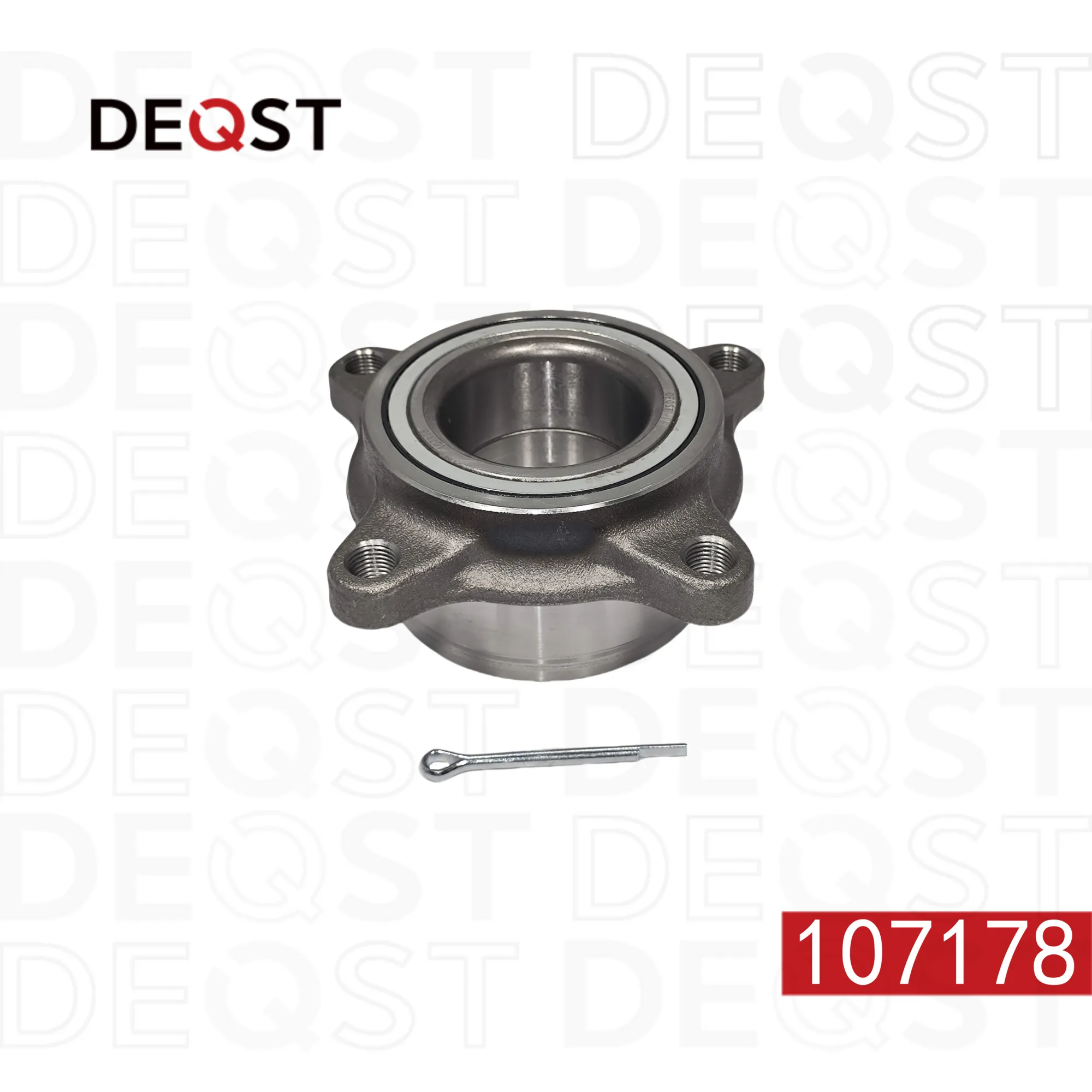 Ступица с подшипником в сборе передняя MITSUBISHI L200/PAJERO SPORT 06- DEQST 107178