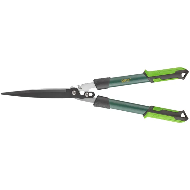 Кусторез, тефлоновое покрытие, шестеренч. передача, стальные ручки с прорезинен. рукоятками 675 мм FIT 77110