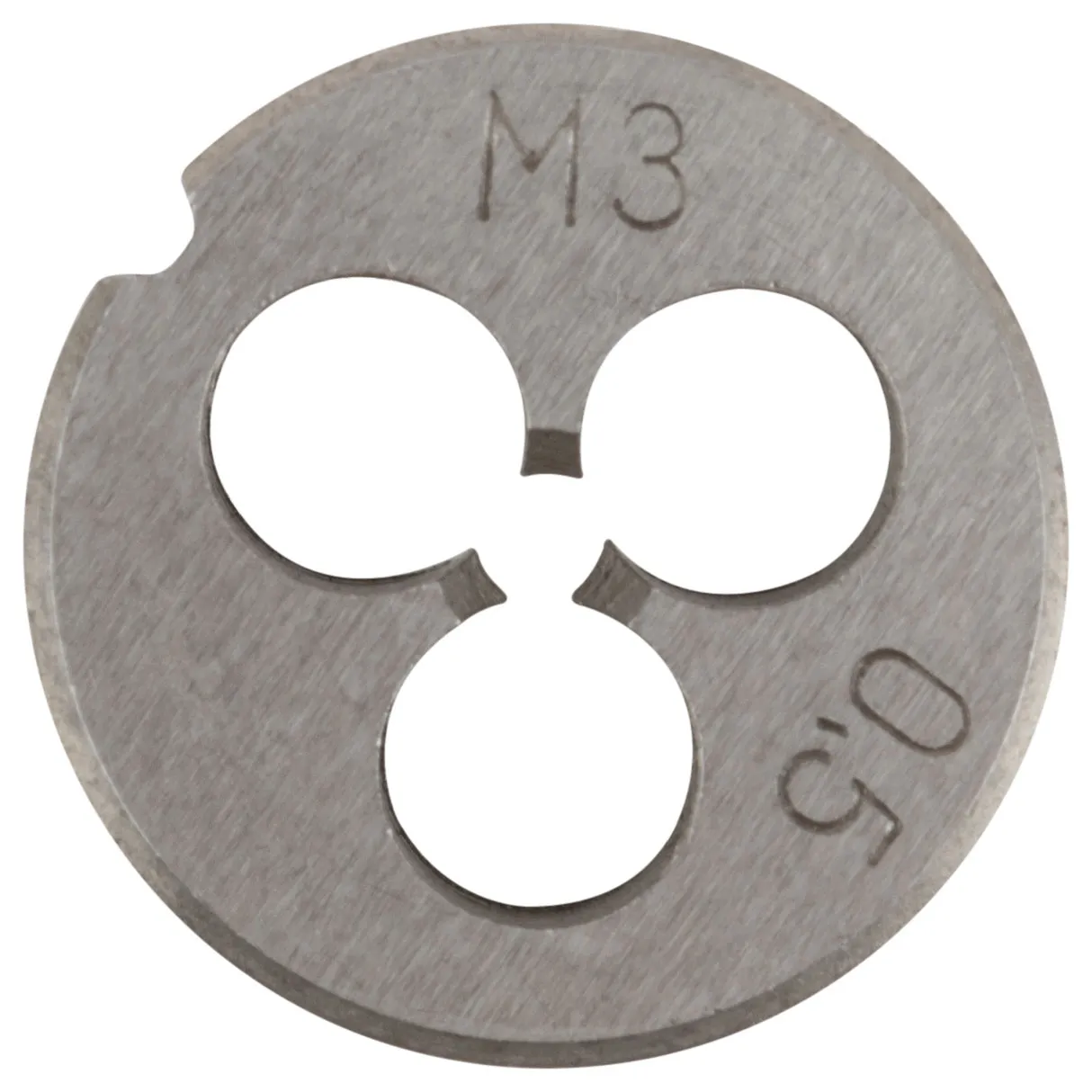 Плашка метрическая, легированная сталь  М3х0,5 мм FIT 70820