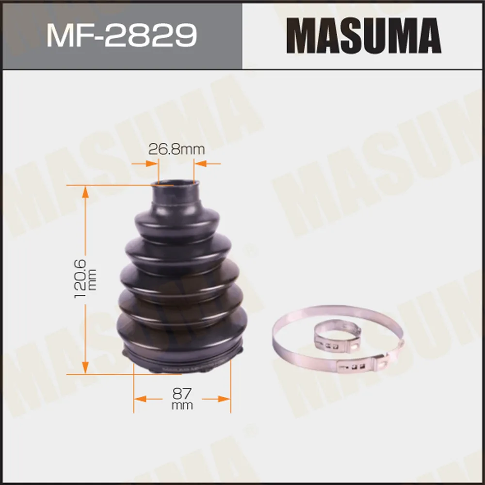 Пыльник ШРУСа MF-2829 (пластик) + спецхомут MASUMA MF-2829