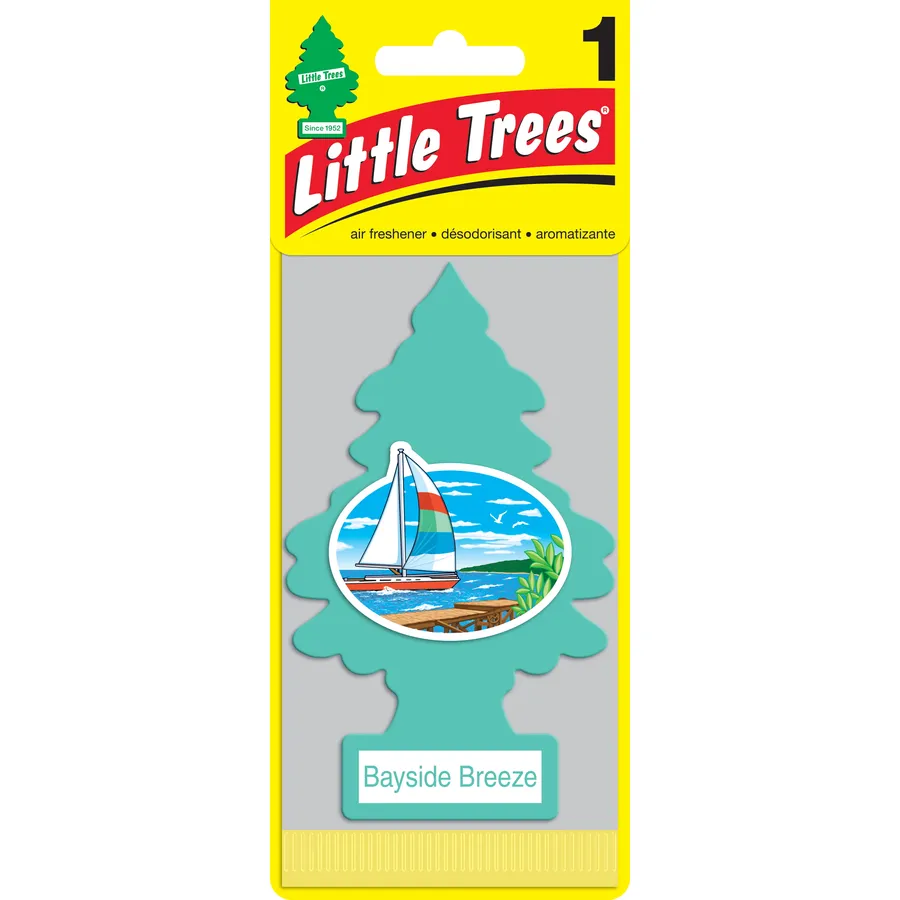 Ароматизатор елочка Прибрежный бриз (Bayside Breeze) Car-Freshner U1P-17121-RUSS