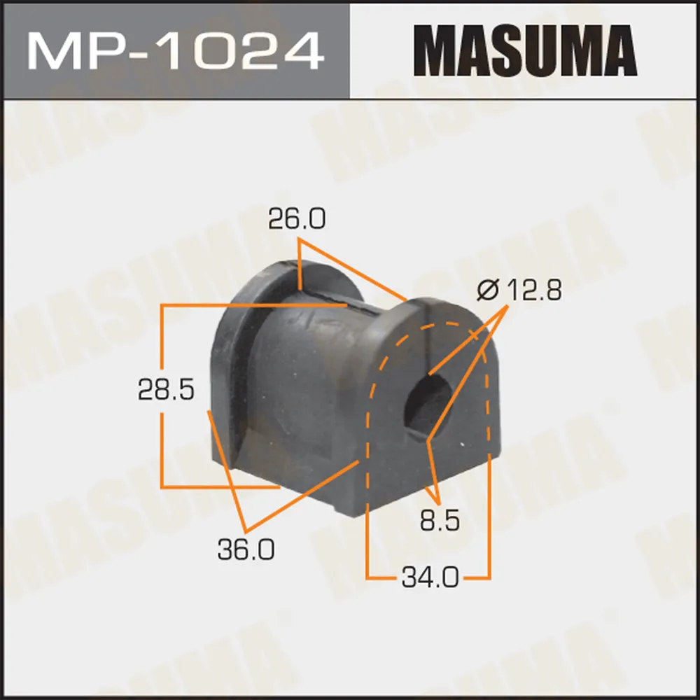 Втулка стабилизатора MITSUBISHI LANCER MASUMA MP-1024