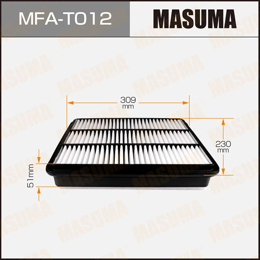 Фильтр воздушный TOYOTA HILUX SURF MASUMA MFA-T012