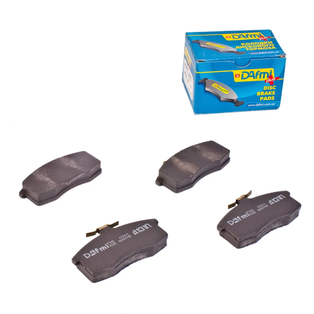 Колодки тормозные передние. ВАЗ 1111, 4шт ДАФМИ Д131 см DAFMI D131SM