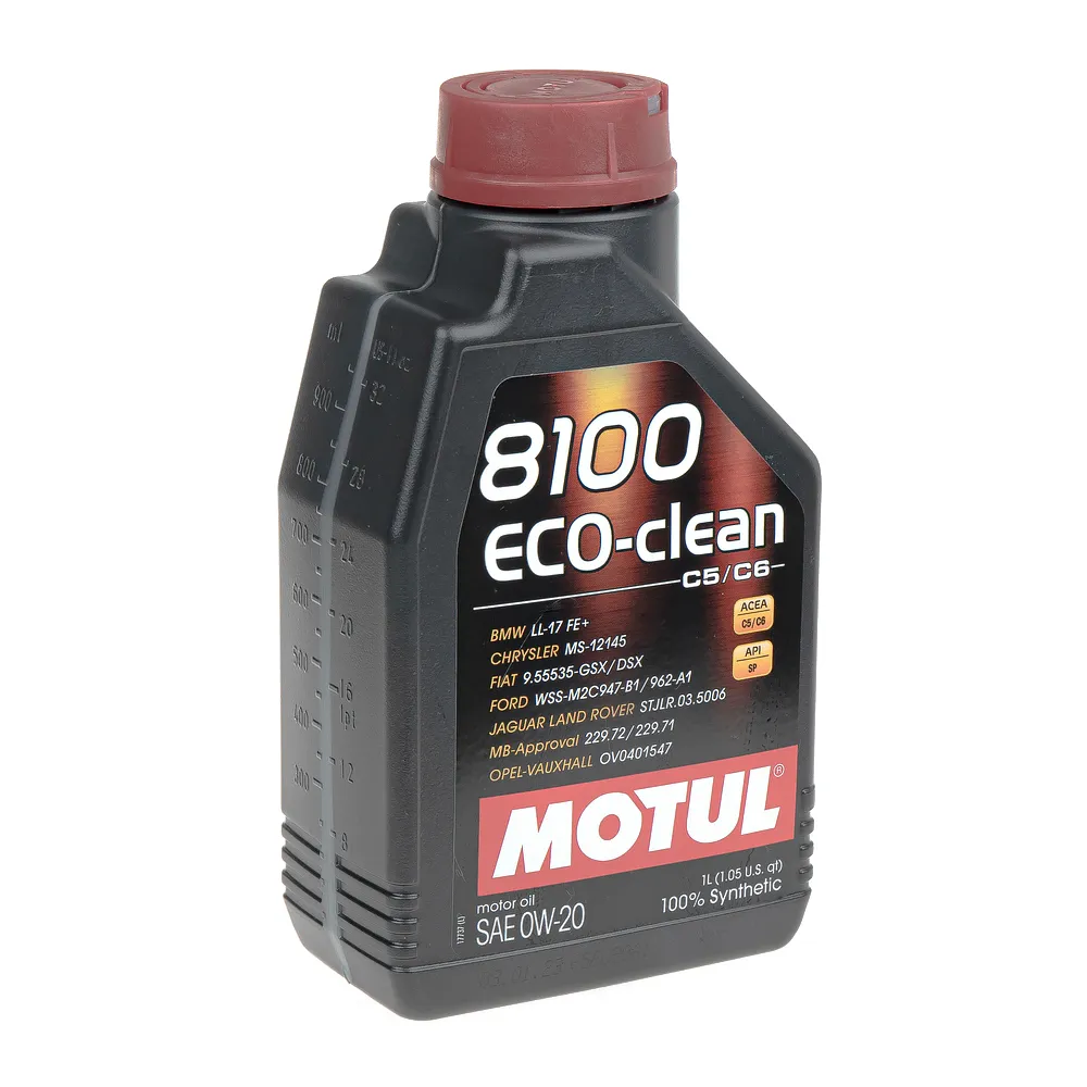 Масло моторное Motul 8100 Eco-clean 0W-20 синтетическое 1 л 108813