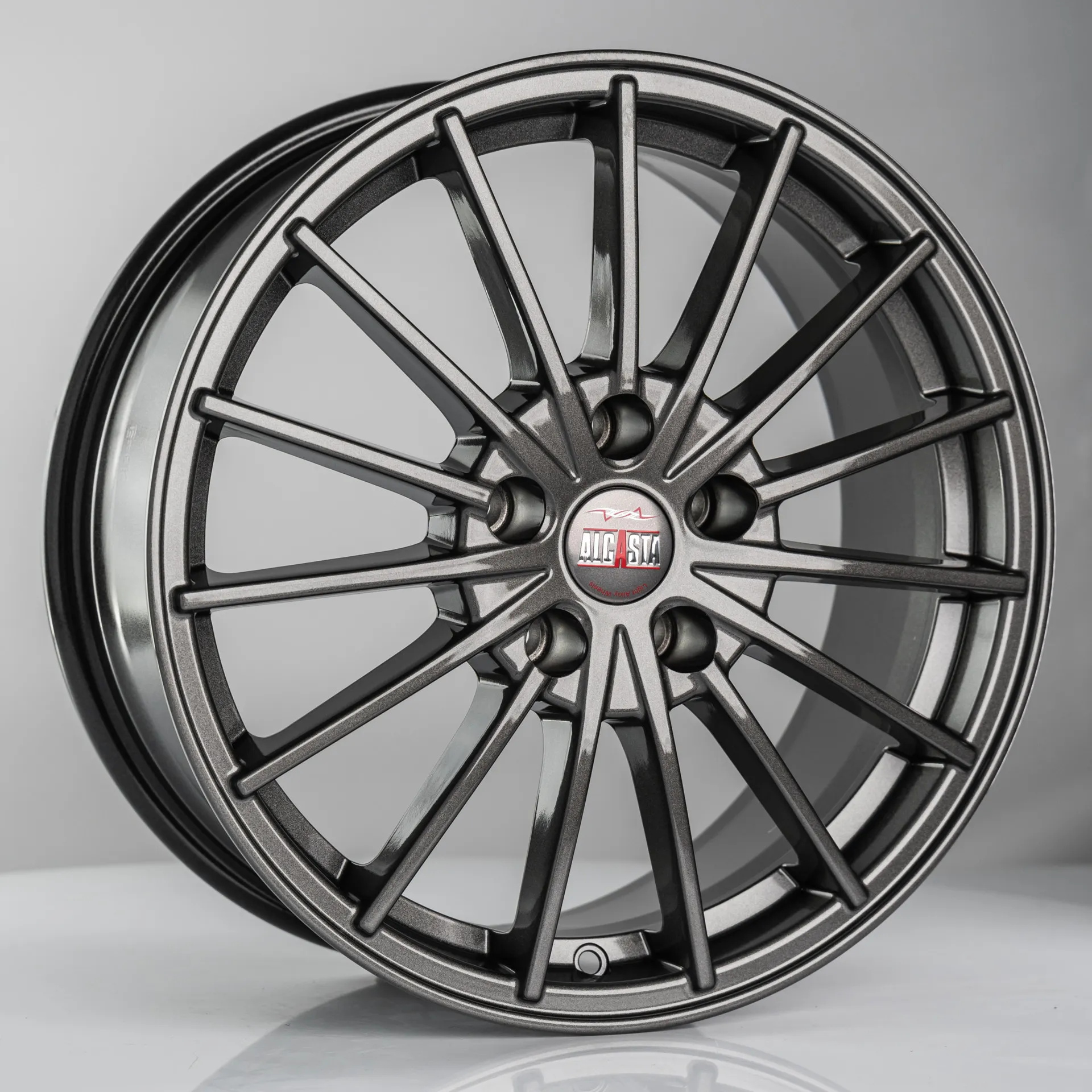 Диск литой R17 7J 5x114.3/66.6 ET37 ALCASTA M60 Graphite 4011727