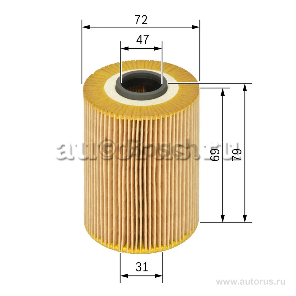 Фильтр масляный BMW 1/3/5/X1/X3 mot.N43/N45/N43 BOSCH 1 457 429 262