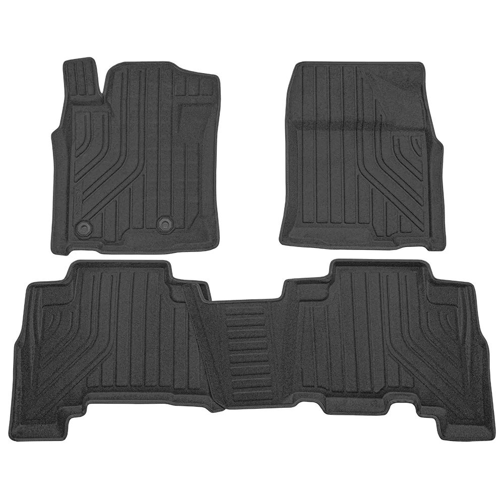 Коврики в салон 3D Evaplast Toyota Land Cruiser Prado 150 (14-Н.В.) Полипропилен/ворс Черный REZKON 4534030300
