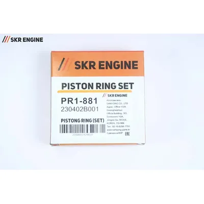 Кольца поршневые (STD) (компл.) SKR ENGINE PR1-881