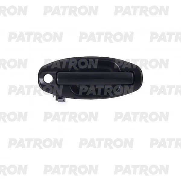 Ручка наружная двери передн лев Hyundai Santa Fe 01-2006 (черн) PATRON P200285L