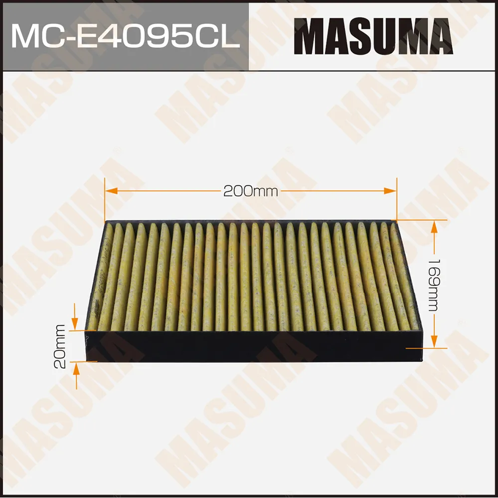 Фильтр салона угольный MASUMA MCE4095CL