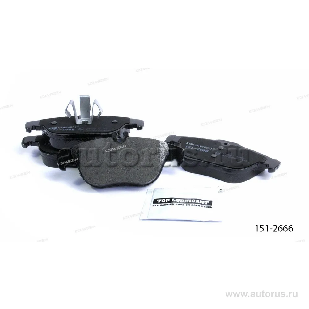Тормозные колодки дисковые задние MERCEDES-BENZ C-class (W204), E-class (W212), GLK WEEN 151-2666