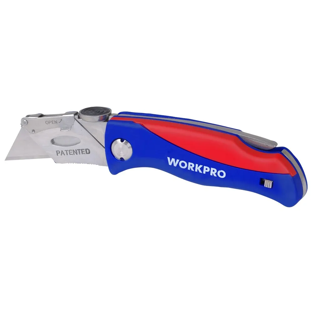 Нож универсальный складной со сменными лезвиями WP211006 WORKPRO WORKPRO WP211006