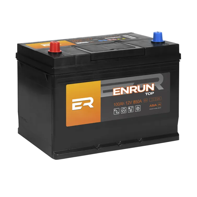 Аккумулятор ENRUN JIS TOP 100 А/ч прямой L+ 303x175x225 D31 EN 900 А