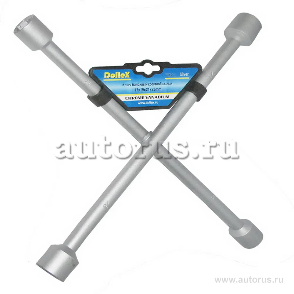 Ключ колёсный баллонный, крестовый, 17х19х21х23 мм DOLLEX KBX-111
