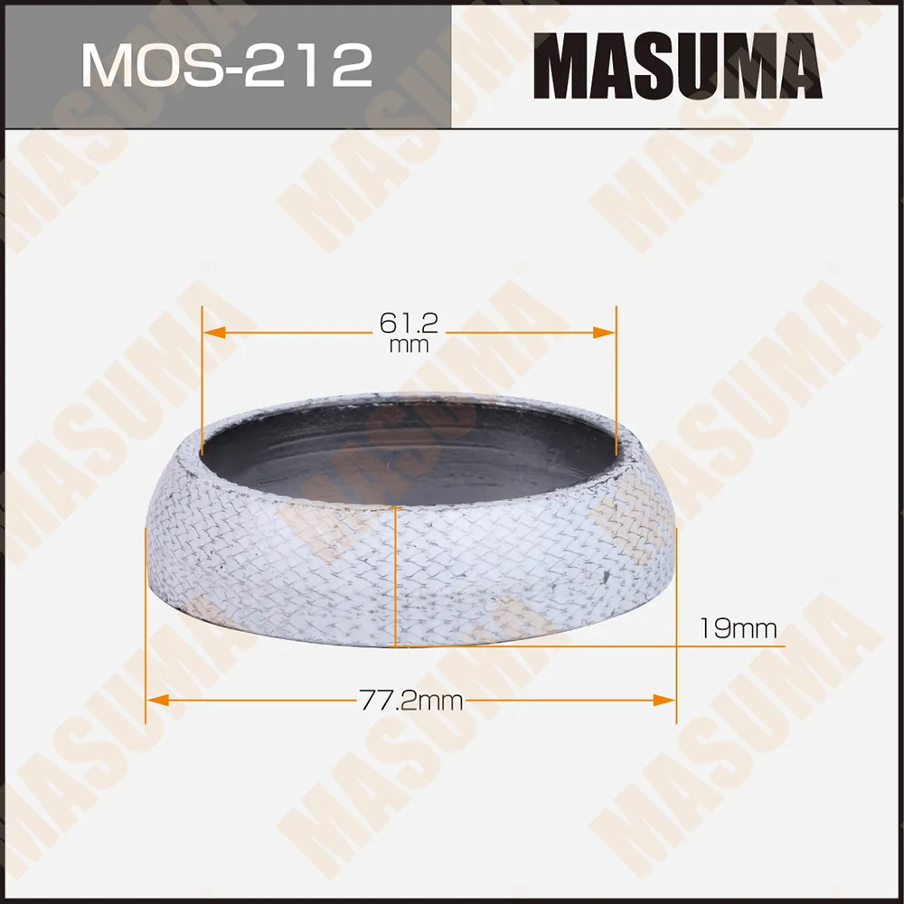 Кольцо глушителя 61.2 x 77.2 MASUMA MOS212