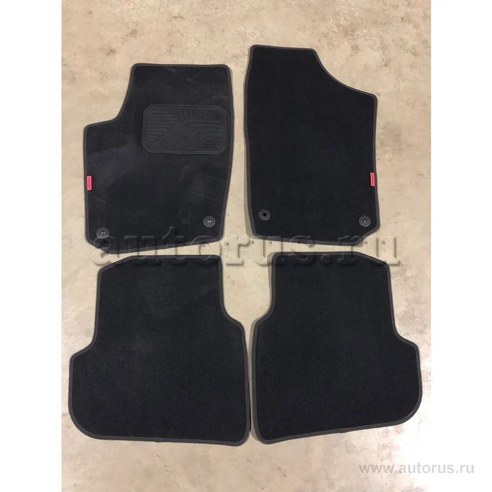 Коврики салона текстиль черный Volkswagen Polo хэтчбек V 601, 602, 603, 6R1, 6C1 COMFORT 51.99.502.F